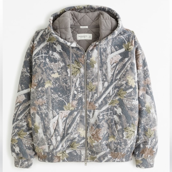 Abercrombie Fitch, essential quilted full-zip